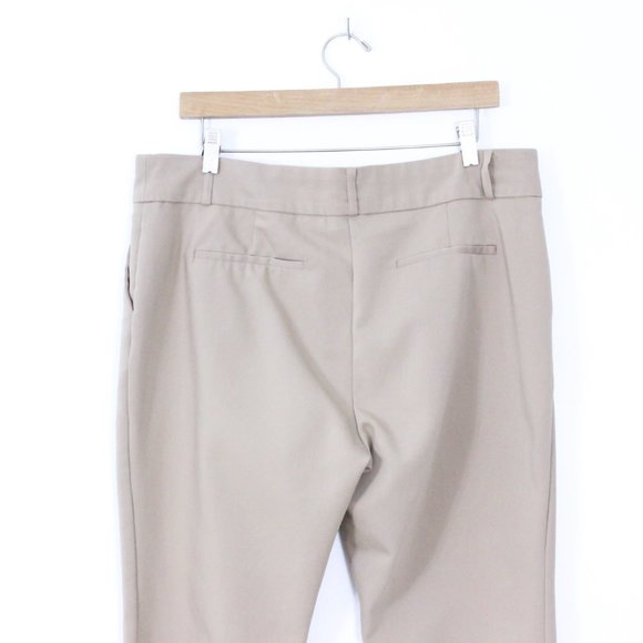 *Le Chateau Beige Skinny Straight Khaki Trousers - Picture 6 of 6